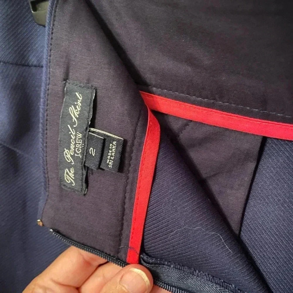 J. Crew “the pencil skirt” with pockets - Picture 2 of 4